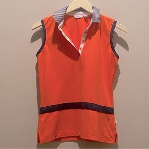 2/$25 Lady Hagen Golf Sleeveless Polo  Shirt Top Small S